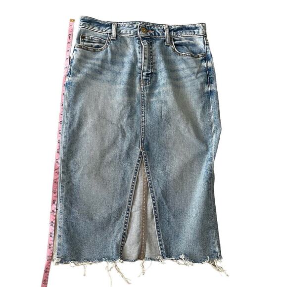 Moussy Denim Midi Skirt Size 1 - Picture 7 of 7
